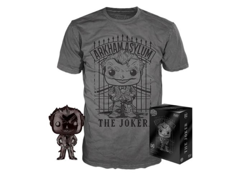 FUNKO ACTION FIGURES FUNKO POP & TEE DC COMICS: THE JOKER XL FUNKO ACTION FIGURES FUNKO POP & TEE DC COMICS: THE JOKER XL